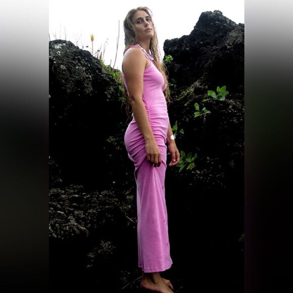 Electric & Rose Gamble Midi Black Dress Bodycon Size M - Picture 5 of 13